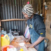 Chapati seller